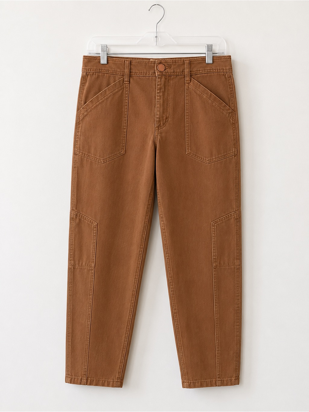 Women’s Brown Casual Cargo Pants